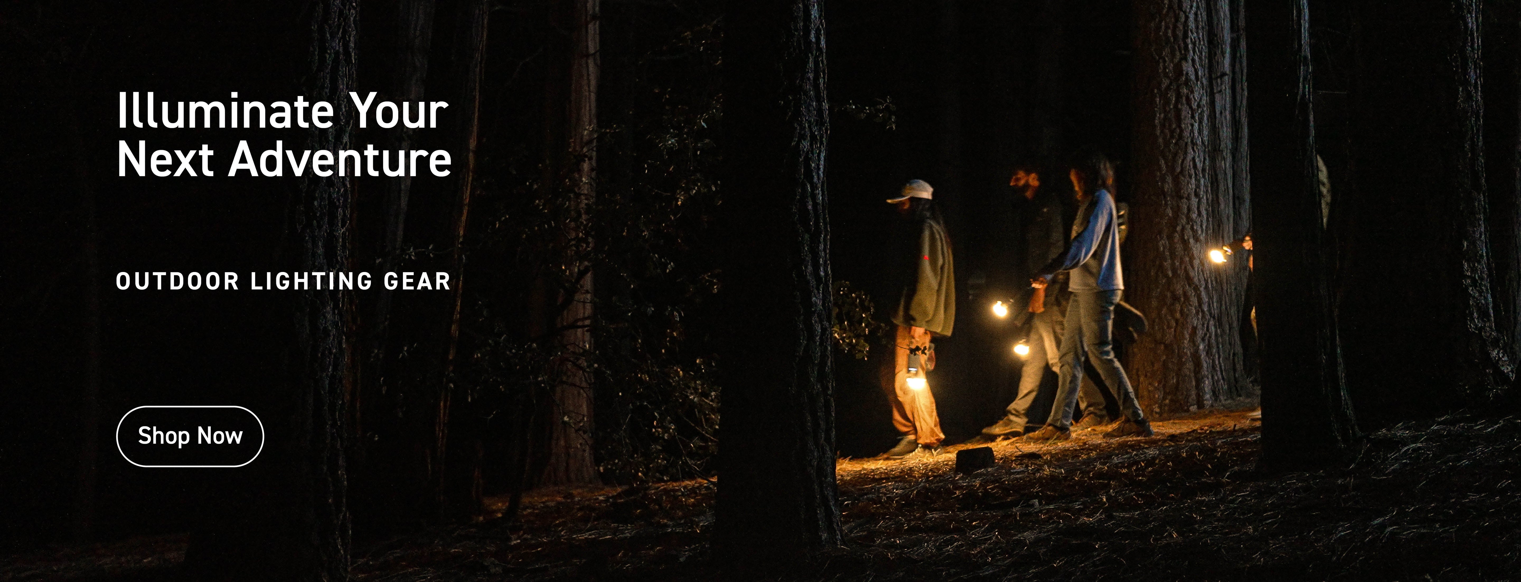 Illuminate your next adventure: click to shop outdoor lighting gear - NESTOUT