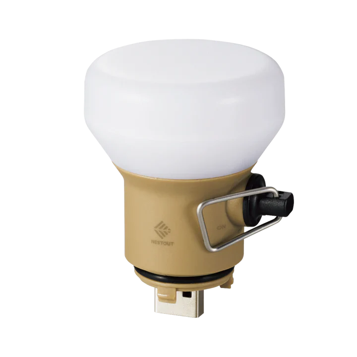 beige lamp accessory for NESTOUT portable batteries | transparent background